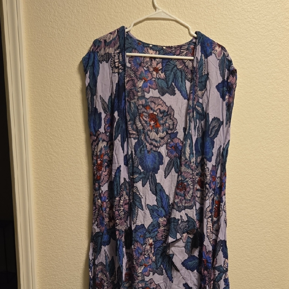 Floral Patterned Women's Kimono